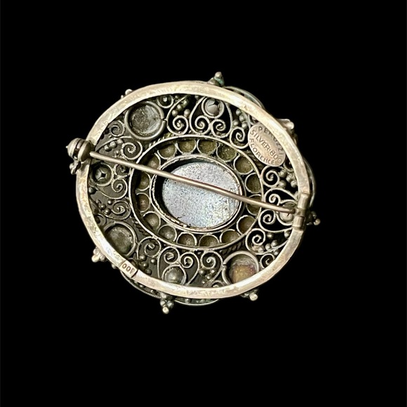 Vintage Peruzzi silver brooch - Picture 4 of 4
